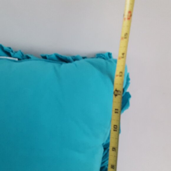 Decorative Throw Pillow Teal - Picture 4 of 4